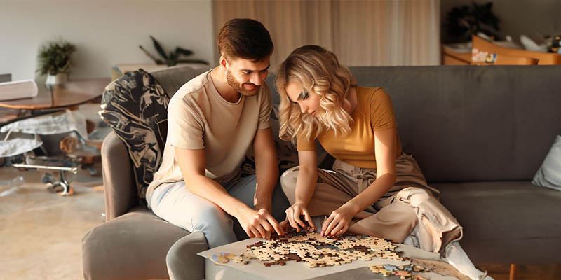 puzzle veya oyun oynamak